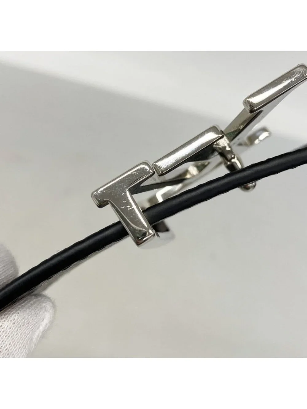 Louis Vuitton Belt Monogram Eclipse Ceinture LV Initial Black
